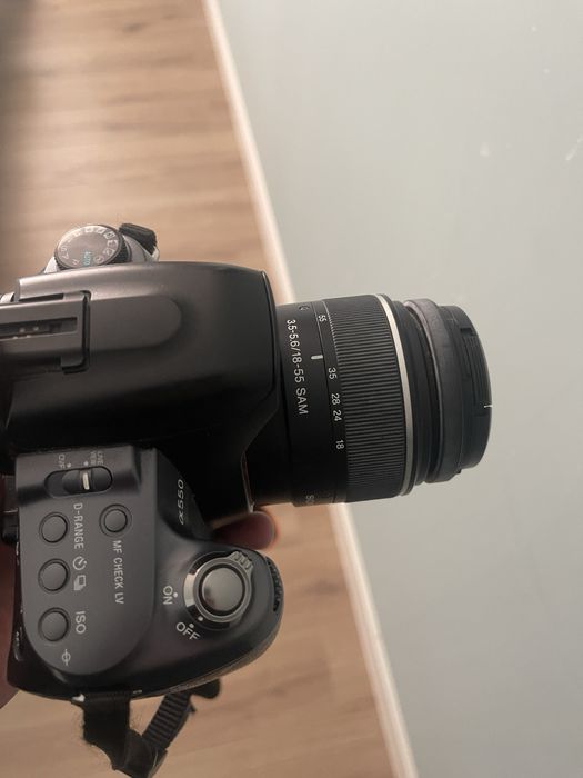 Sony alpha550, с двуми линзами и сумка