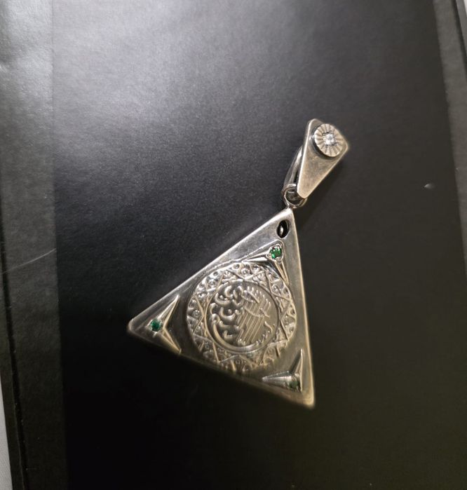 Мусульманская серебряная подвеска (тумар)