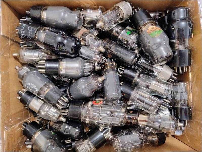 Lampi audio/radio NOS: US/UK/EU, RCA Mullard Brimar Sylvania Raytheon Siemens Philips Telefunken, tuburi electronice vintage