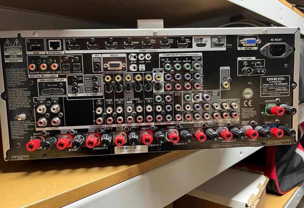Onkyo TX-NR3009 Av-Receiver + Canton Chrom