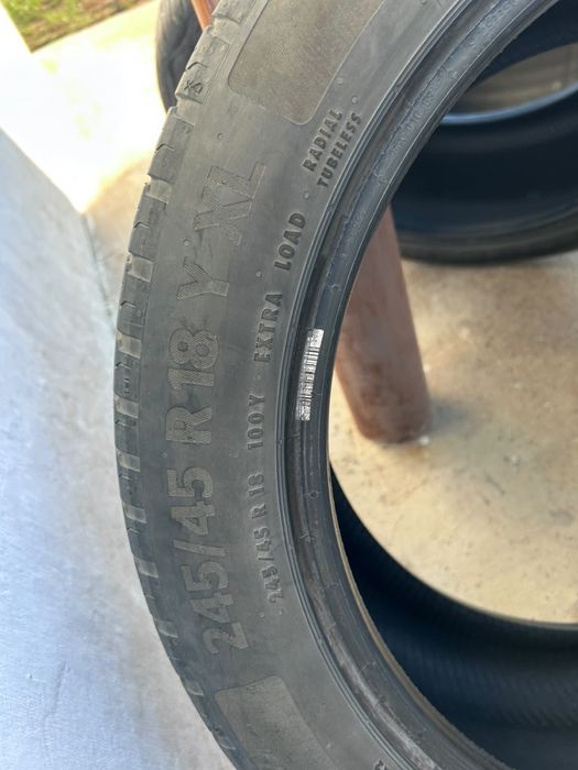 Продам летние шины, Continental. 245/45/18
