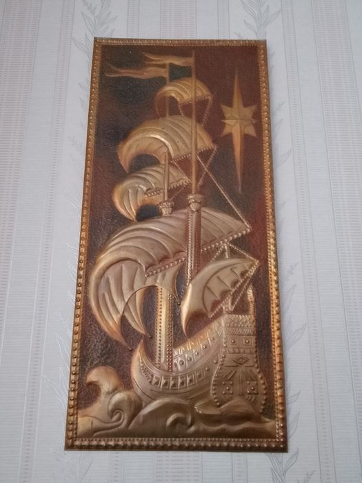 Чеканка картина СССР