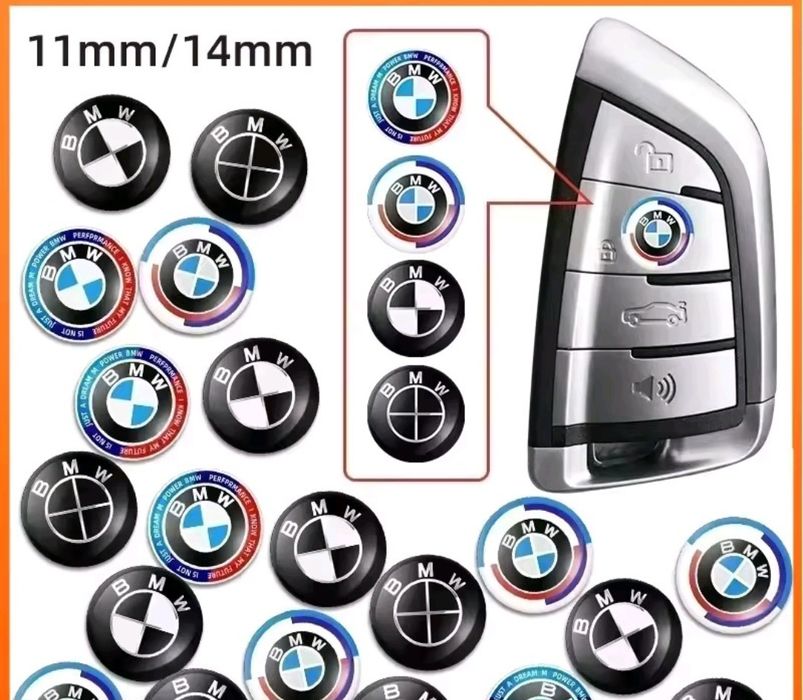 Емблема за ключ бмв Юбилейни 11 мм