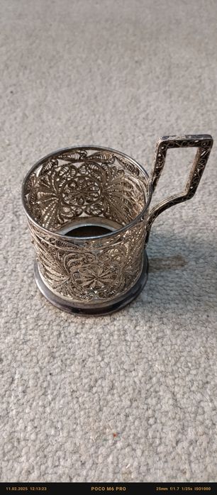 Подстаканник ручной работы  антиквар..