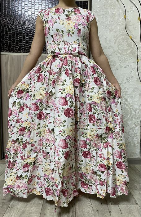 Летнее нарядное платье