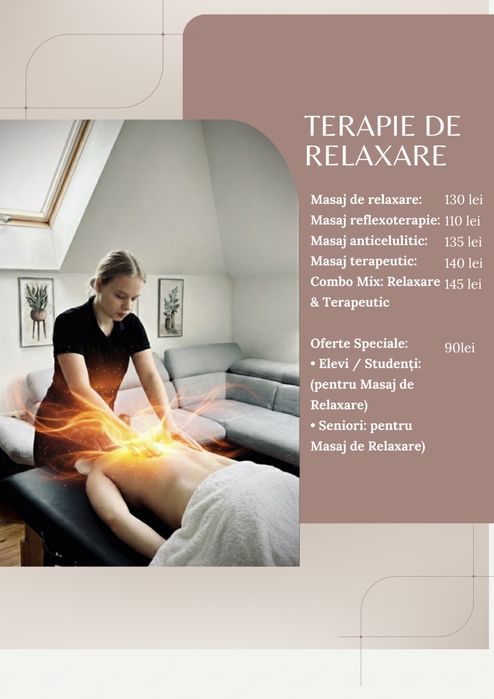 Masaj de relaxare | terapeutic
