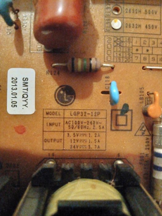 Sursă alimentare TV LG 42LS3400-ZC model EAX64604501(1,7)