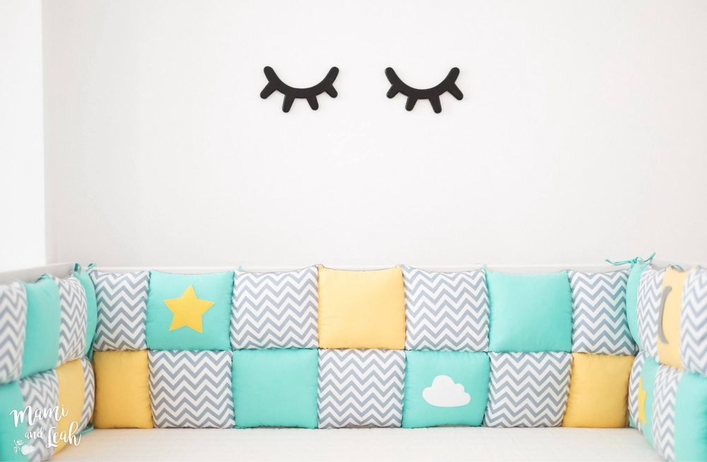 Protectii/aparatori laterale Mami&Leah patut bebe 140x70