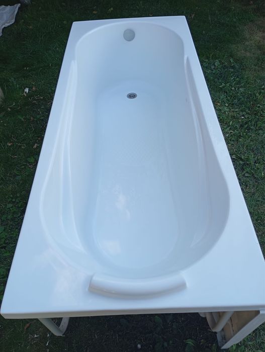 Cadă duș 170x70 cu paravan de sticlă