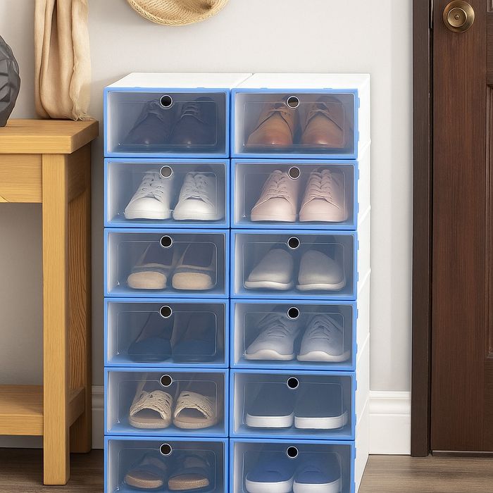 Пластмасова кутия за обувки (12 броя)