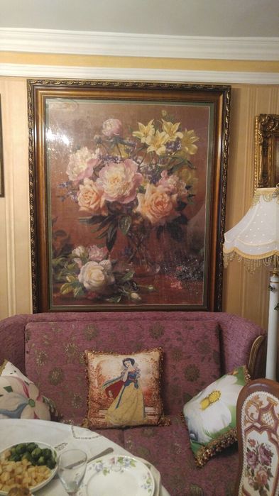 Картина большая ,алмазная крошка