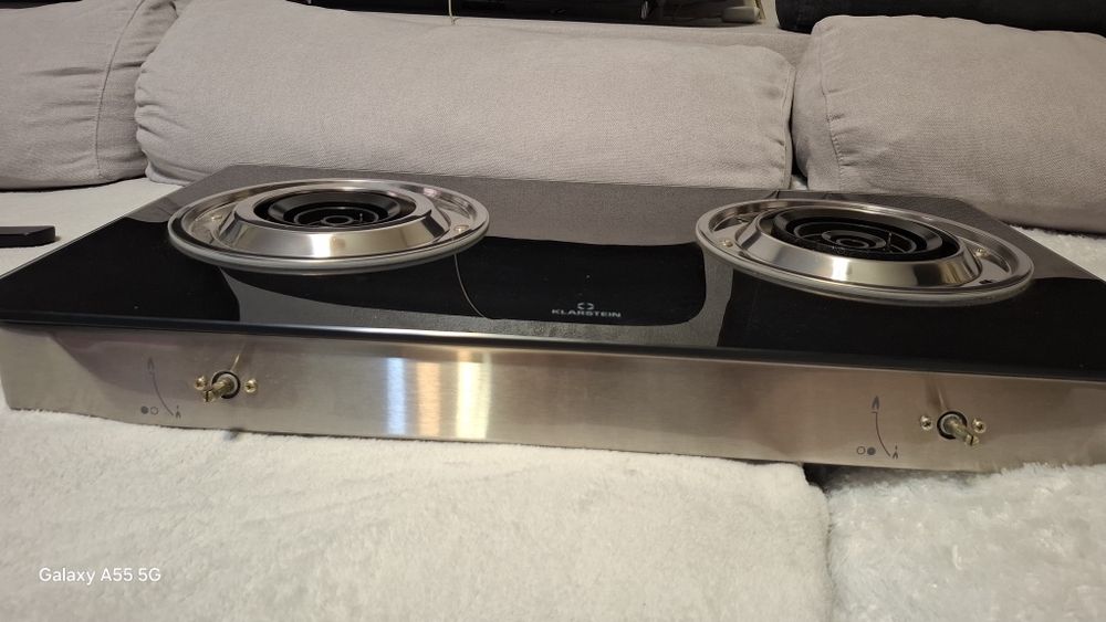 Газов котлон за къмпинг или градина