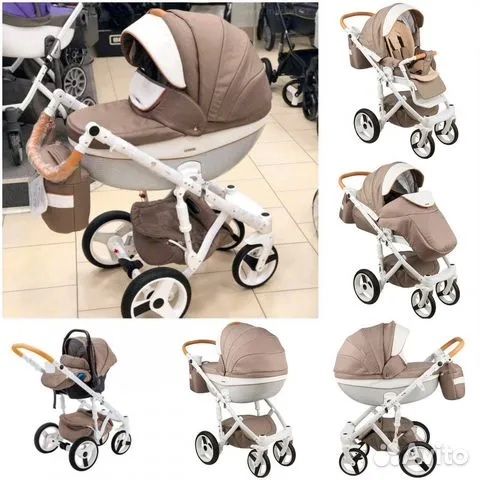 Продам коляску 3 в 1 Adamex monte carbon. Супер внедорожник