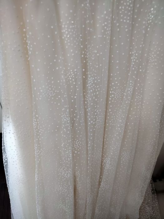 Rochie Mireasa nepurtat All line Tull Sclipici