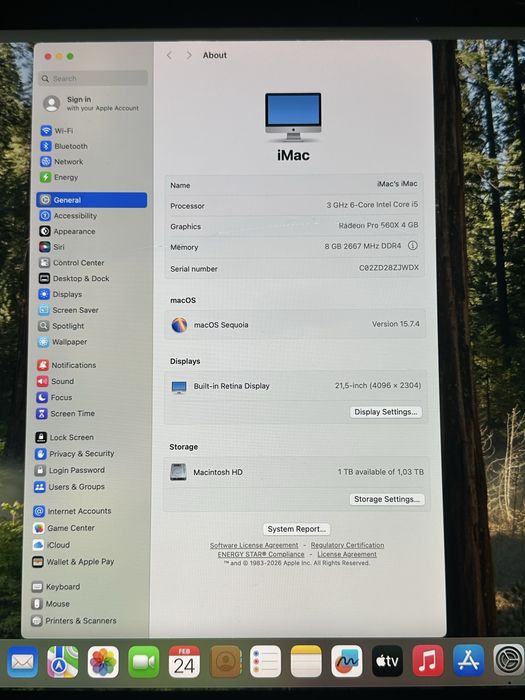 Ofertă! Apple iMac 21.5 inch 4k 2019! Video 4 gb! Perfect functional