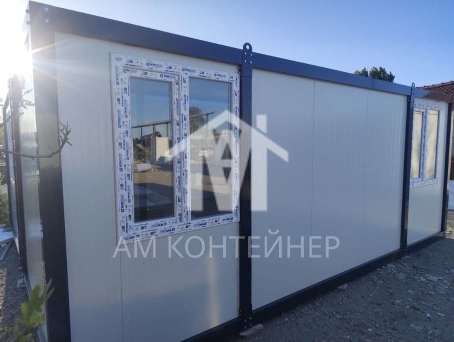 Жилищни контейнери,фургон офис Павилиони Монтаж на място
