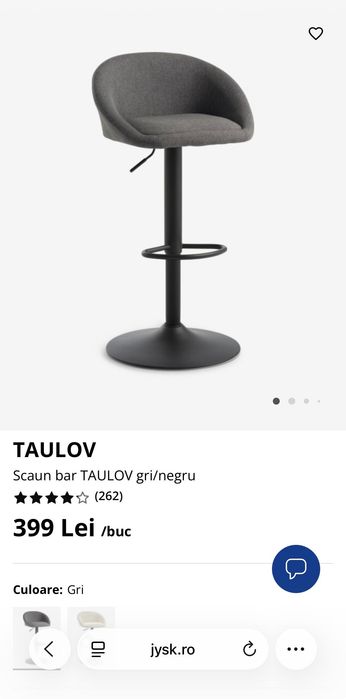 Scaun bar TAULOV(JYSK)