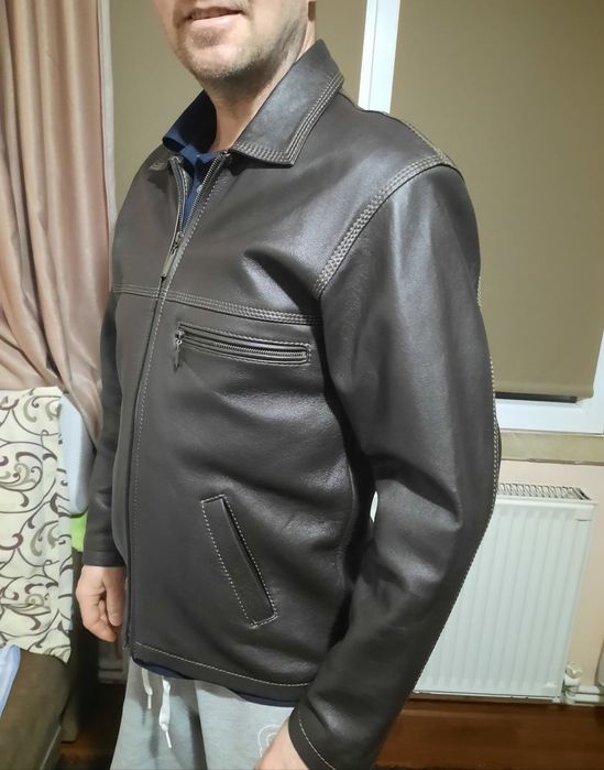 Geacă de piele bărbați