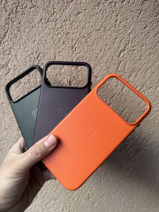Huse piele Apple Leather iPhone 17Pro/17ProMax