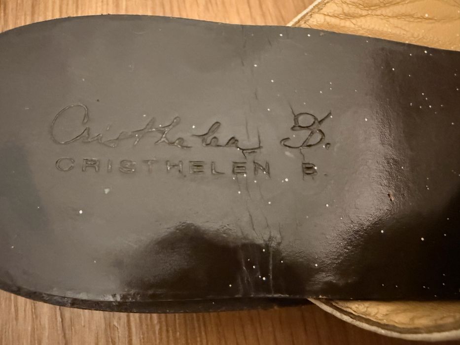 Papuci Cristhelen B. (Musette) - piele naturala, 37