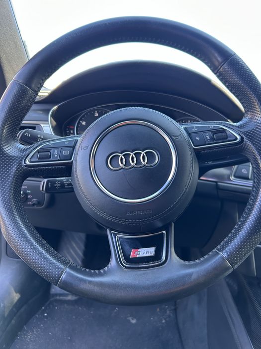 Volan din piele cu airbag complet Audi A7