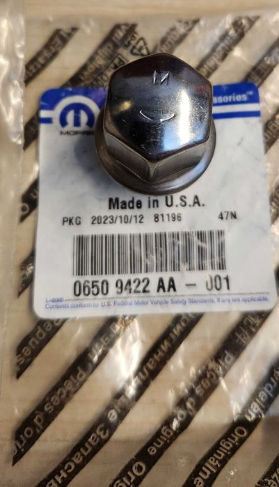 Оригинални гайки за Jeep и други автомобили от групата на Chrysler