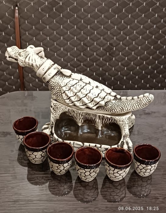 Винный глиняный набор "Дракон"