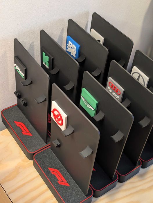 Stand cu sigla Lego F1 Speed Champions