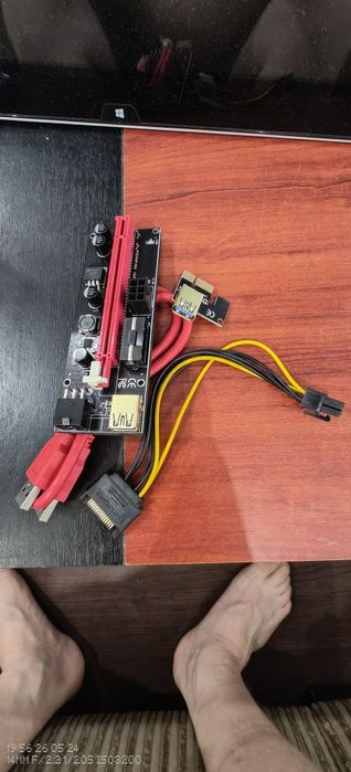 PCI-E RISER card dedicat mining. Versiunea 009S compatibil PCI-E Expre