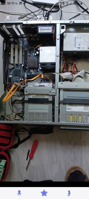 Продавам настолен  и монитор