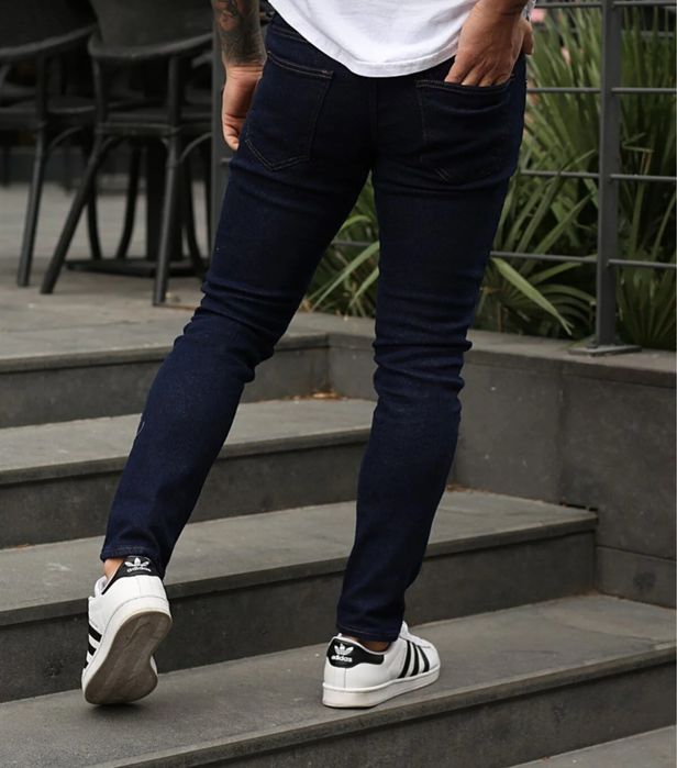 Мъжки тъмно сини дънки