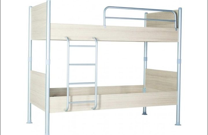 Кровать из ЛДСП с металлокаркасом – стильно и надежно