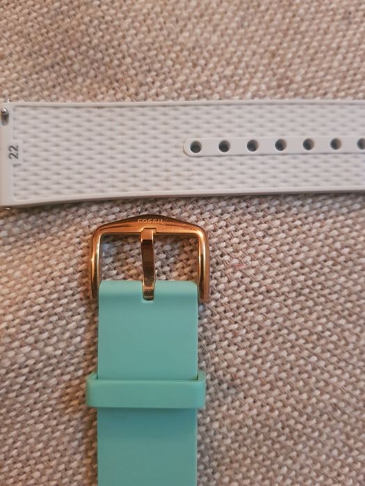 Curea ceas Fossil 22 mm, Verde Mint
