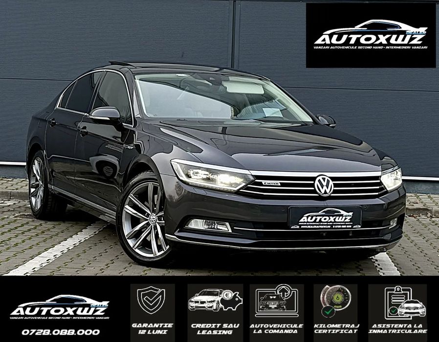 Volkswagen Passat Garantie12Luni/MatrixLed/Trapa/Piele/Camere360/HeadUp/KeyLess