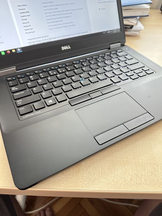 Dell Latitude 5470 - i5-6440HQ - 2.60 Ghz