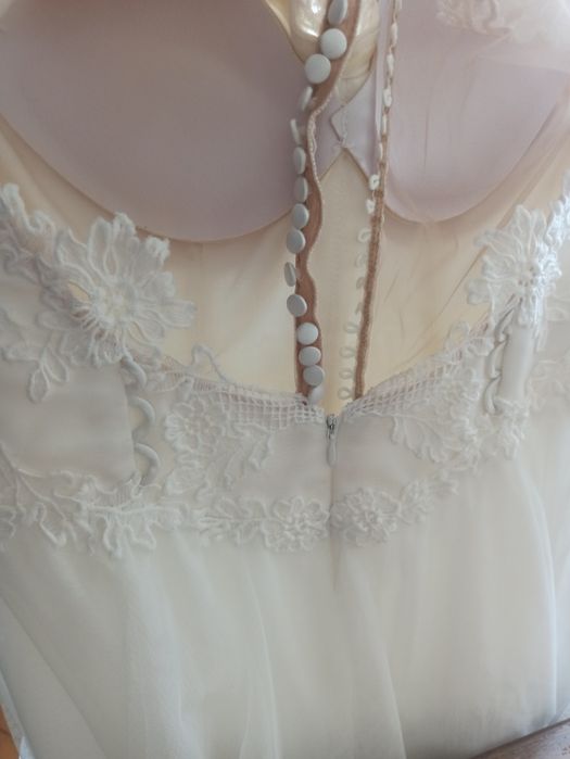 Сватбена рокля + обръч