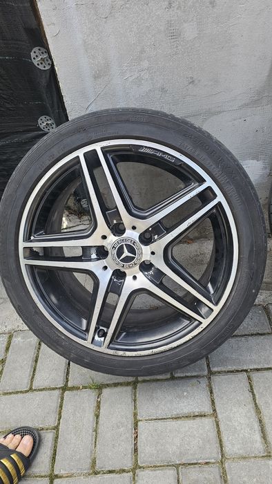Vând jante 5x112 în 2 dimensiuni 1200 Ron anvelope incluse