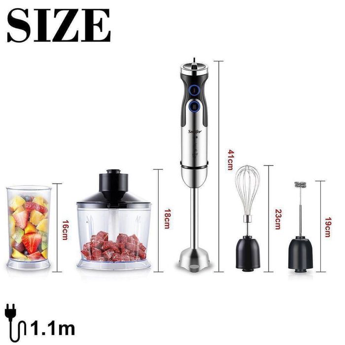 Погружной блендер 5 в 1 SONIFER SF-8091 Pogrujnoy blender hand blender