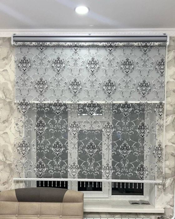 Рол шторы день ночь вертикальные жалюзи