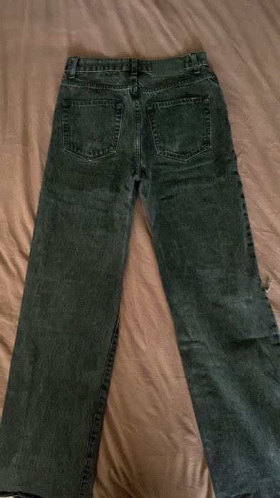 Дамски скъсани широки дънки