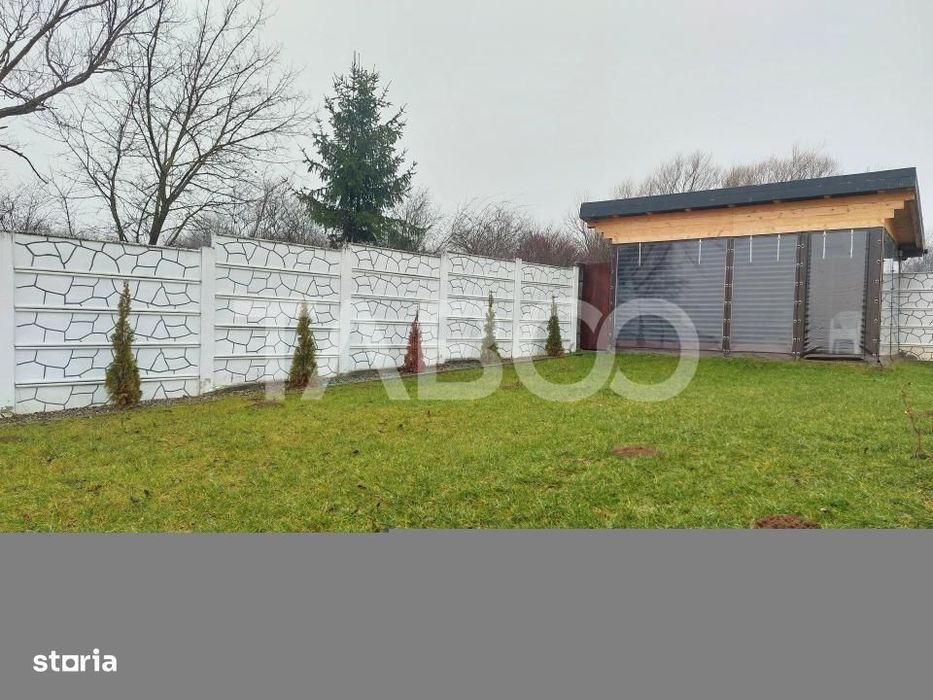 Casa individuala noua 4 camere P+M 144 mpu curte libera 416 Cisnadie