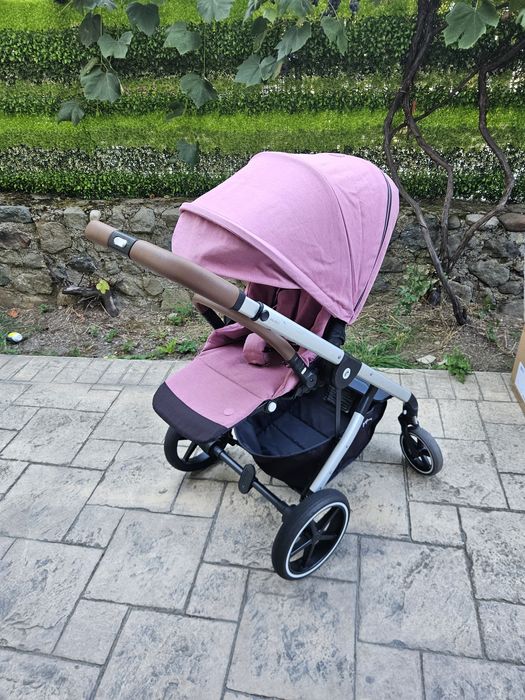 Cybex Balios S Lux детска количка розов цвят magnolia pink
