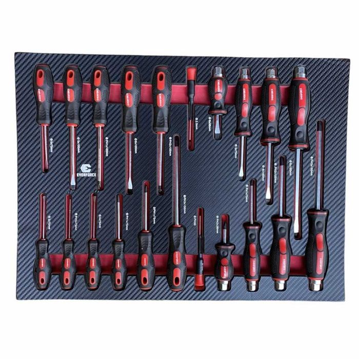 Шкаф с инструменти със 7 чекмеджета - 6 пълни  EverForce