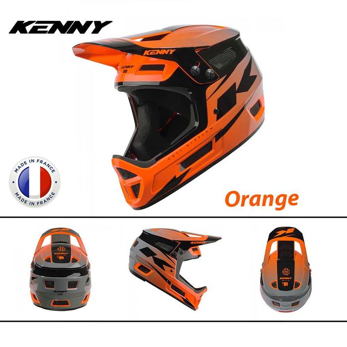 Кросова каска KENNY ELITE 2025 Full Face, EN Сертифицирана, ФРАНЦИЯ