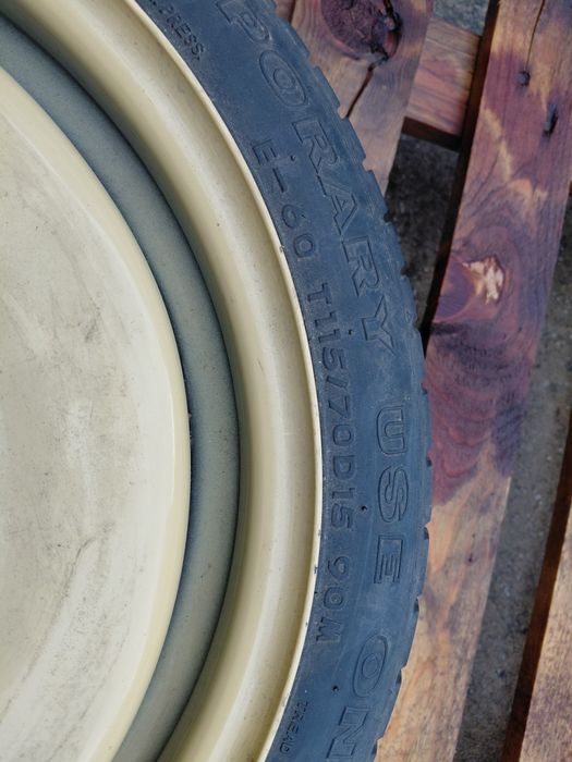 Резервна гума тип патерица 15" 5×114.3