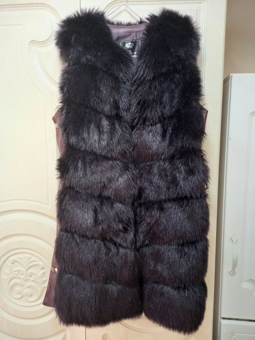 Меховая жилетка мех искуственный