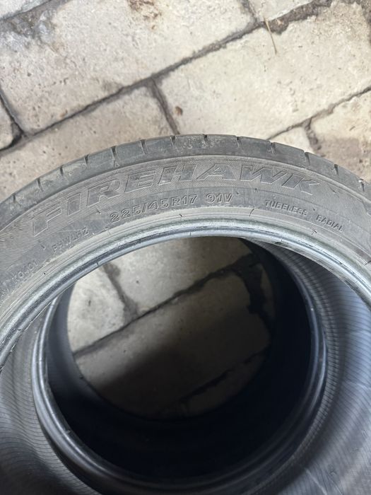 Летняя резина разноширокая