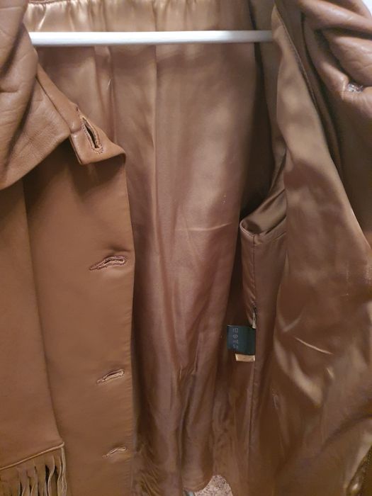 Продам плащ женский кожаный