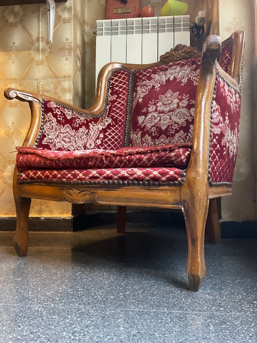 Ретро холна гарнитура, 4 кресла, диван