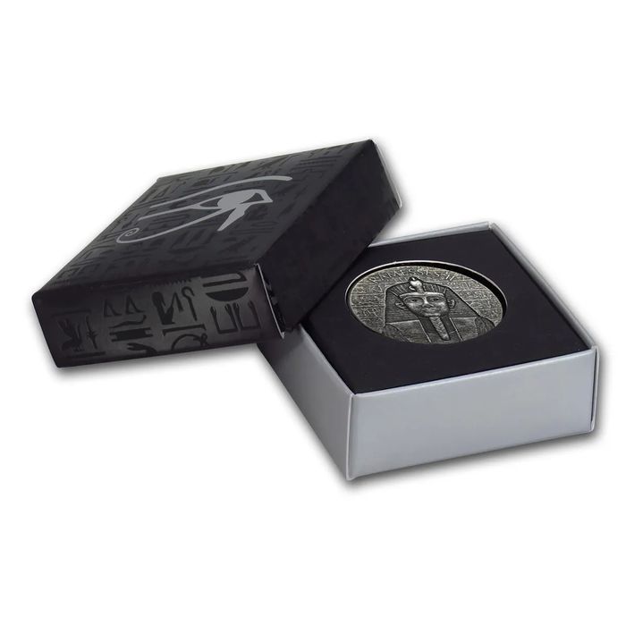 Серебряная монета Чад. 999 проба.